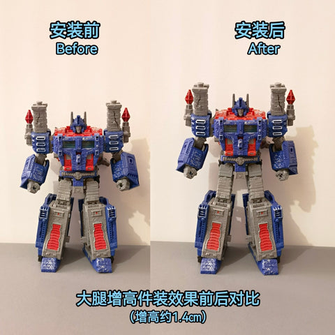 Ratchet Studio ROS-015G ROS015G Gap Filler and Leg Extensions for PF Premium Finish WFC-03 Ultra Magnus Upgrade Kit