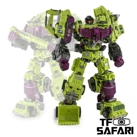 【Loose Pack】JB Jinbao OS Combiner Devastator (Oversized GT-01 GT01 Gravity Builder) 6 in 1 Set 45cm / 18"