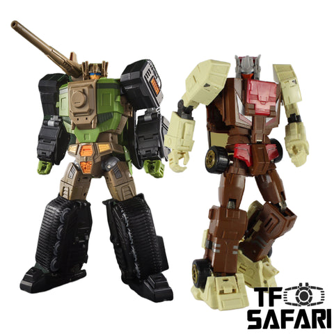 Yes Model 2 in 1 Set YM11 RF-01 Data Clerk YM12 RF-02 Stubborn Buffett (MTRM-01 Cupola MTRM-04 Ironwill, Hardhead & Chromedome) 23cm