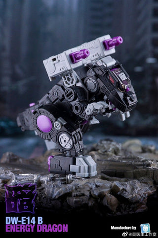 Dr.Wu & Mechanic Studio Extreme Warfare DW-E18B / DW-E18P  (DW-E14P, DW-E14B) Energy Dragon (Trypticon) Toxic Version / Black VersionDr Wu