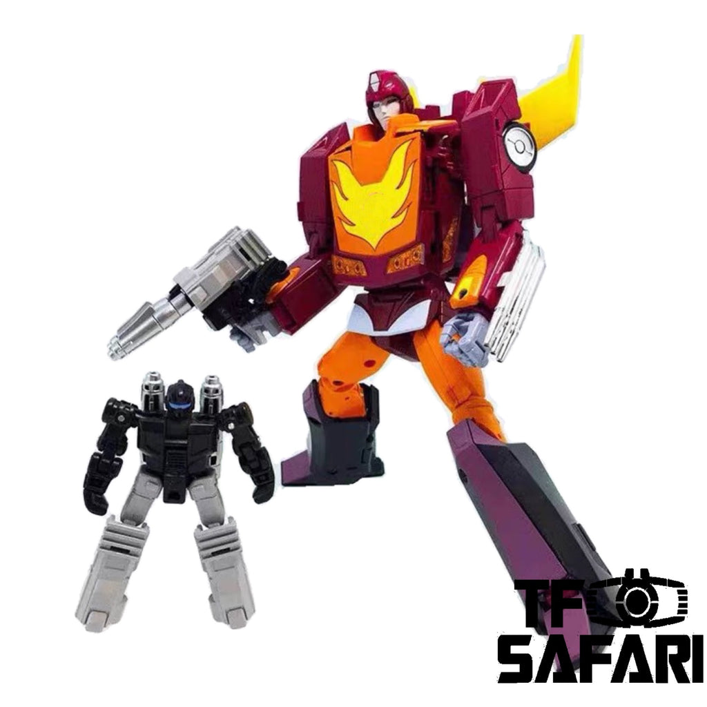 4th Party Takara Tomy MP40 MP-40 Target Master Hot Rodimus 19cm / 7.5"