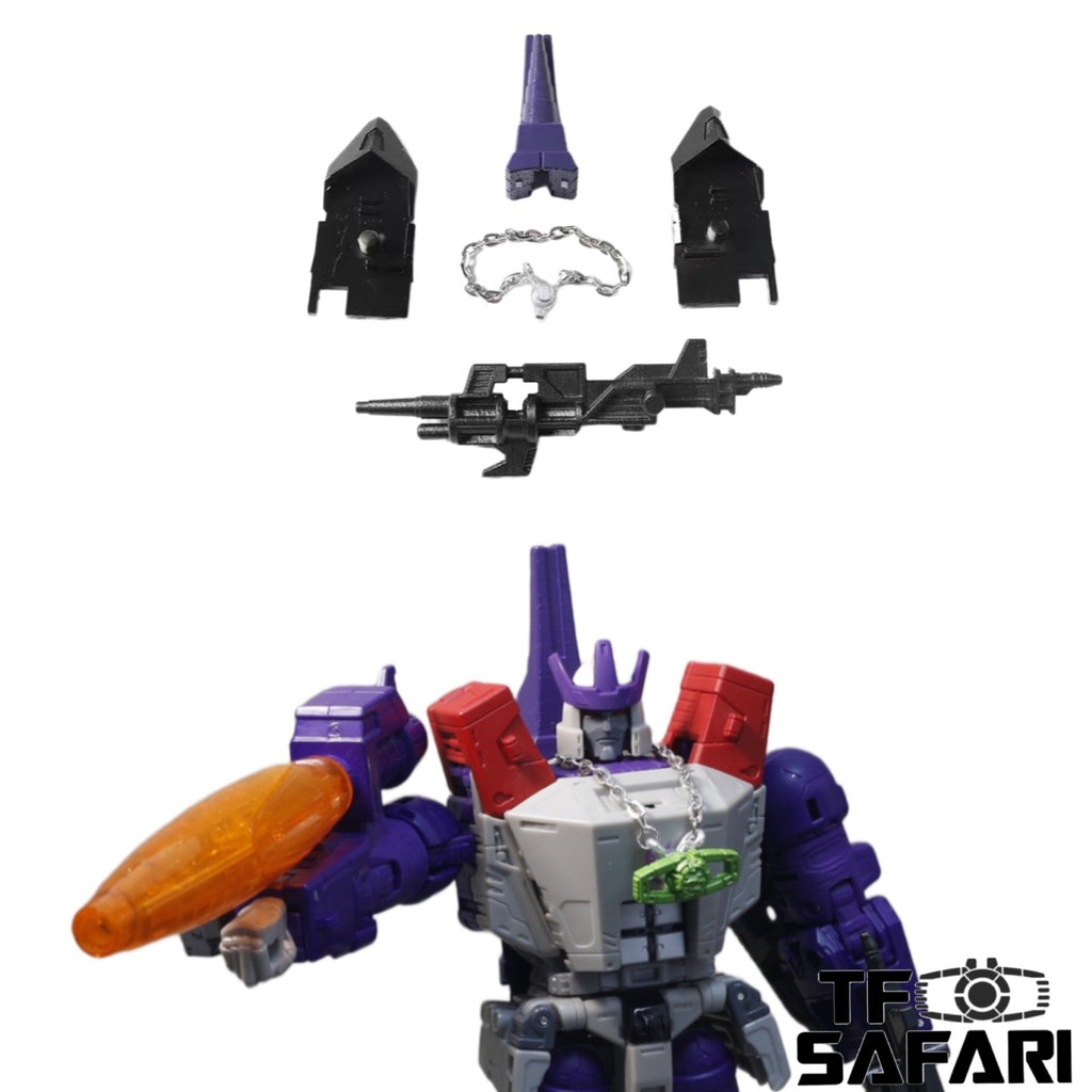 ZX Studio ZX-08B ZX08B Upgrade Kit & Weapon set for WFC Generation Selects WFC-GS27 Galvatron Upgrade Kit (Painted)