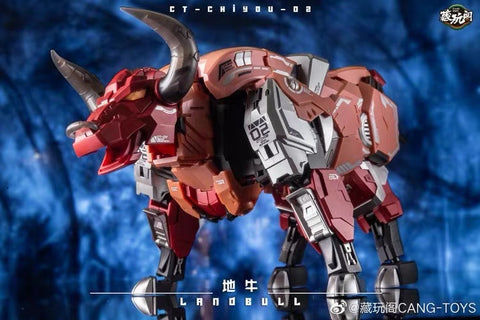 Cang Toys Cang-Toys CT-Chiyou-02 Landbull (Tantrum, Feral Rex) Predaking Combiner 23cm / 9"