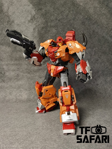 Cang Toys Cang-Toys CT-Chiyou-02 Landbull (Tantrum, Feral Rex) Predaking Combiner 23cm / 9"