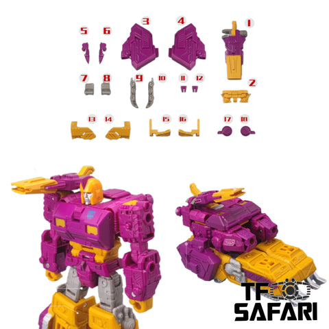 Go Better Studio GX-05WK GX05WK Uptrade Kit for Legacy Wreck 'N Rule Collection Comic Universe Wreckers Impactor ( Upgrade Kit+ Gap Fillers)