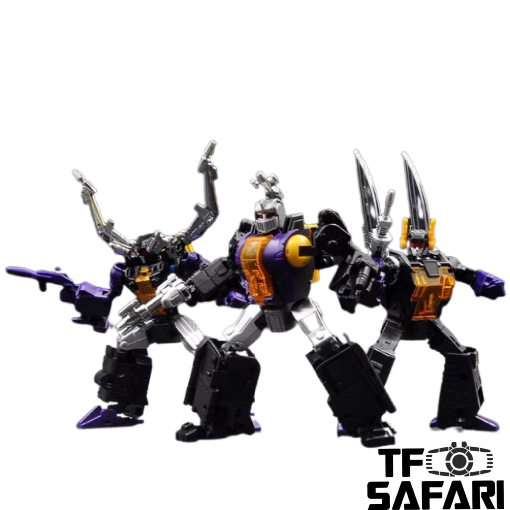 BadCube BC Evil Bug Corps OTS-05 / 06 / 07 Claymore, Hypno, Kickbutt (Shrapnel, Bombshell, Kickback) Collector's Version 14cm / 5.5"
