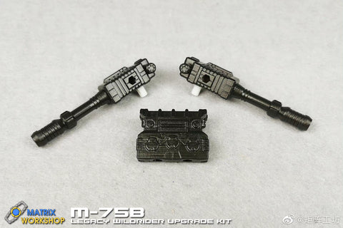 Matrix Workshop M75B M-75B Weapon set  for Generations Legacy Deluxe Wildrider Upgrade Kit