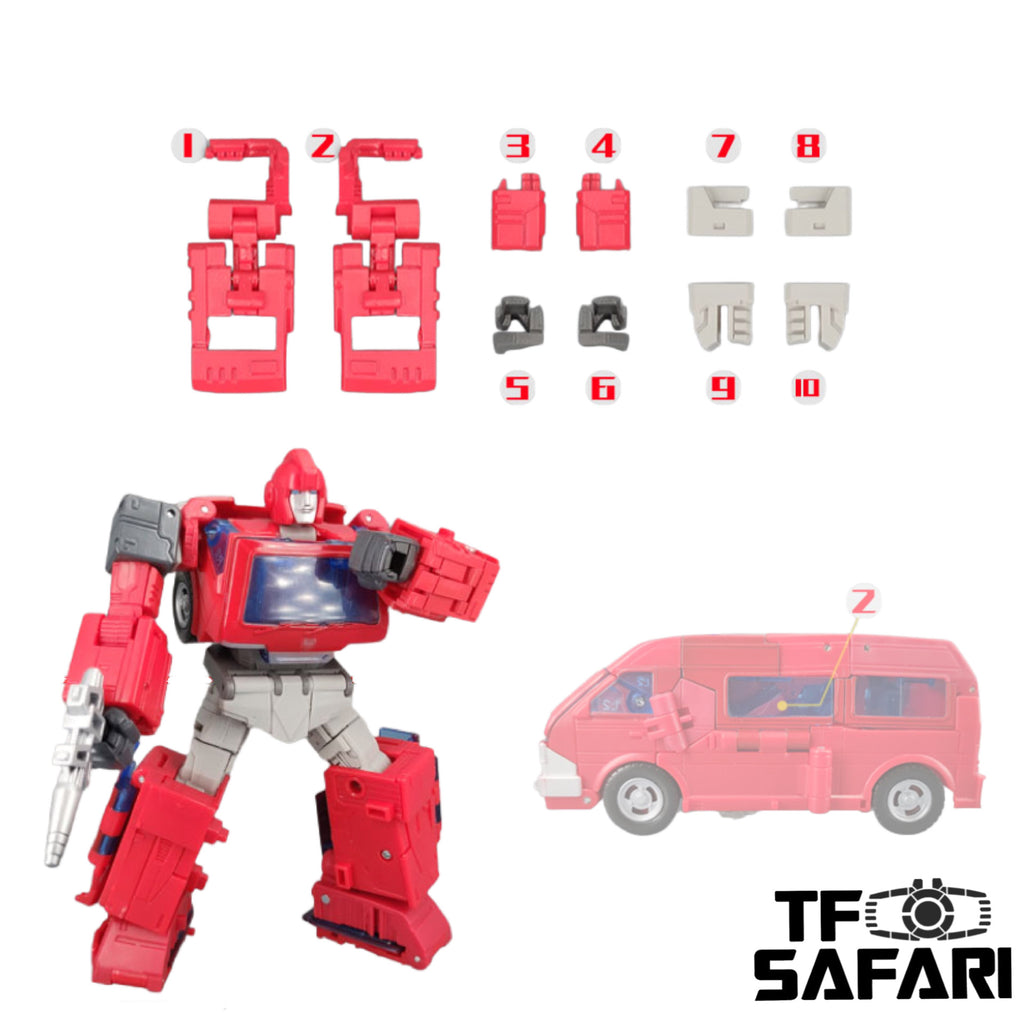 Go Better Studio GX46 GX-46(GB1063 GB-1063)Gap Fillers / Upgrade Kits for Studio Series 86 SS86 Ironhide Upgrade Kit