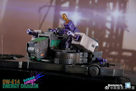 Dr.Wu & Mechanic Studio Extreme Warfare DWE18BD DW-E18BD (DWE14D DW-E14D)  Energy Dragon (Trypticon) Battle Damaged Version Dr Wu