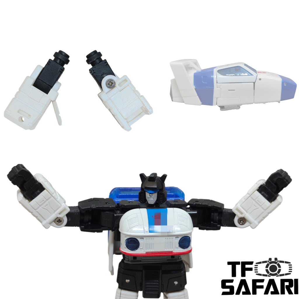 Superman Studio SPS25 SPS25 Upgrade Kit / Gap fillers for Buzzworthy Bumblebee Legacy: Evolution Origin Autobot Jazz Upgrade Kit