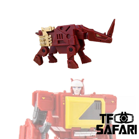 Keith's Fantasy Club KFC Toys CST-01 CST01 Rhinohorn (Ramhorn) Justice Ver. (G1 Red) Cassettes