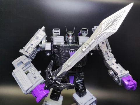 BDT Studio  BDT-39 BDT39 Weapon Set(Giant Sword + Laser Gun)for Generations Legacy Series Menasor / Motormaster Upgrade Kit