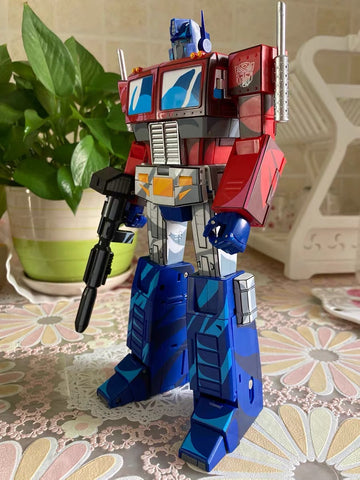 Transform Element TE-01 TE01 Masterpiece Optimus Prime (MP Size, MP10, MP44, 2 head sculpts ) Cell Shaded Version Reissue 23cm / 9"
