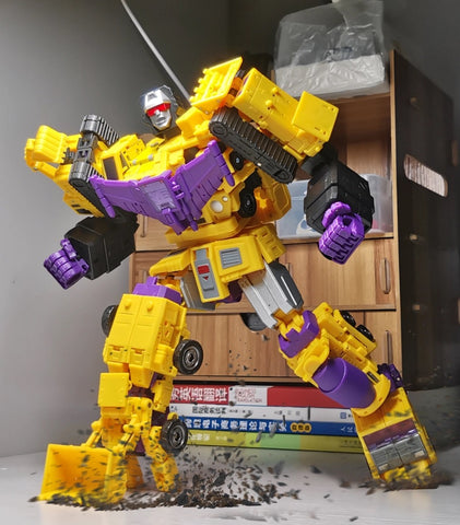 Magic Square MS Toys MS-B48 MSB-48 Power King Devastator Combiner G2 Version 6 in 1 Set 25cm / 10"