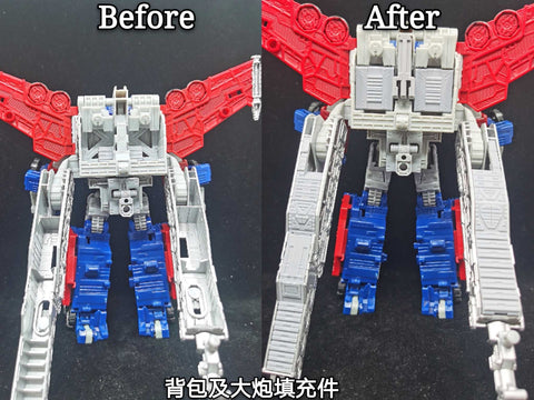 Ratchet Studio ROS-014 Gap Filler and Leg Extensions for WFC Siege Galaxy Convoy Upgrade Kit