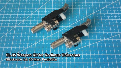 Shockwave Lab SL-35 SL35 Weapons for POTP Power of the Primes Rodimus Unicorn Upgrade Kit