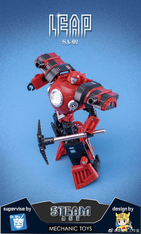 Dr.Wu & Mechanic Toy SA02 SA-02 Leap (Hearts of Steel Cliffjumper) 13cm / 5.1"