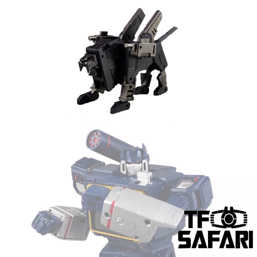 Keith's Fantasy Club KFC Toys CST-02NS CST02NS Nightstalker Ironpaw (Steeljaw) Cassettes