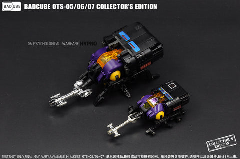 BadCube BC Evil Bug Corps OTS-05 / 06 / 07 Claymore, Hypno, Kickbutt (Shrapnel, Bombshell, Kickback) Collector's Version 14cm / 5.5"