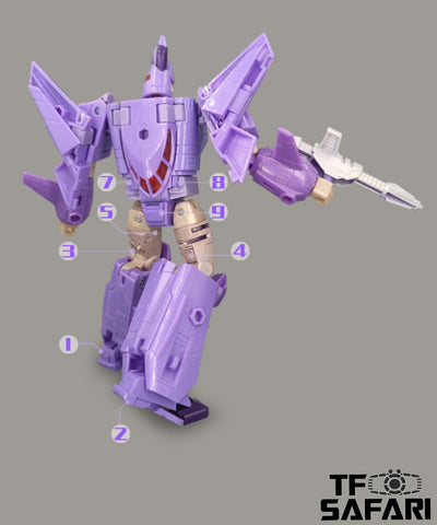 Go Better Studio GX37B GX-37B Gap Fillers & Replacement Feet for WFC Kingdom Generation Selects Cyclonus Upgrade Kit