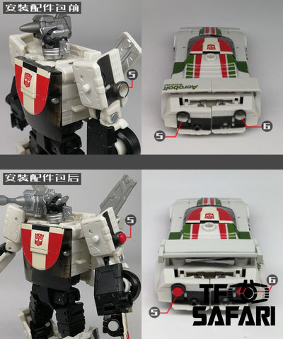 Go Better Studio GX-08 Uptrade Kit for WFC Earthrise Wheeljack ( Upgrade Kit+ Gap Fillers)