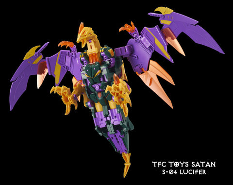 TFC Toys S04 S-04 Lucifer of Sartan Combiner（Cutthroat of Abominus)  18cm / 7.3"