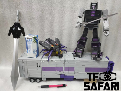 DX9 Toys D14 D-14 Capone, Atilla(Motormaster Wildrider, Stunticons, Menasor)24cm / 9.5"