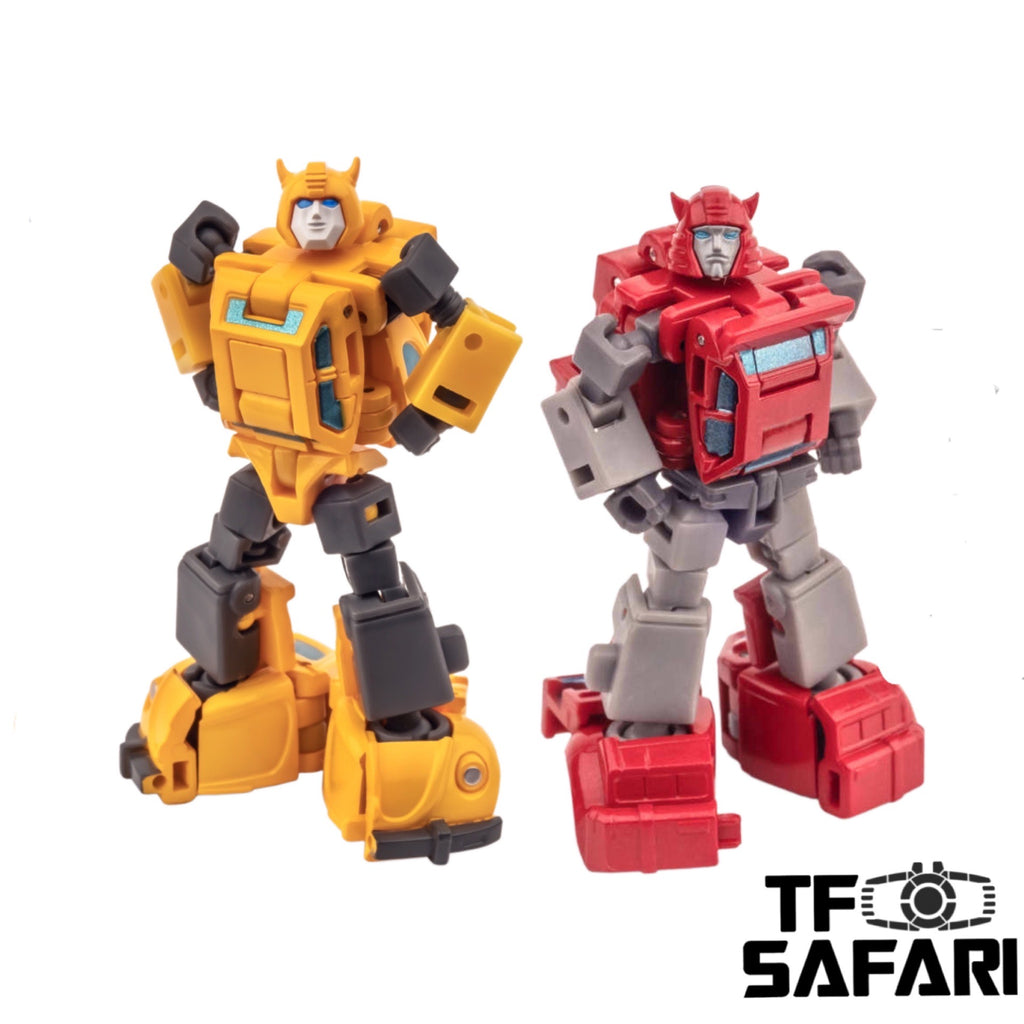 NA NewAge H25 H-25 H26 H-26 Herbie and Vanishing Point (Bumblebee 2.0 and Cliffjumper) 2 in 1 pack New Age 5.5cm / 2"