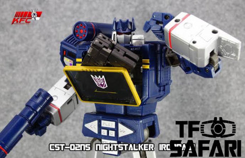 Keith's Fantasy Club KFC Toys CST-02NS CST02NS Nightstalker Ironpaw (Steeljaw)  Cassettes