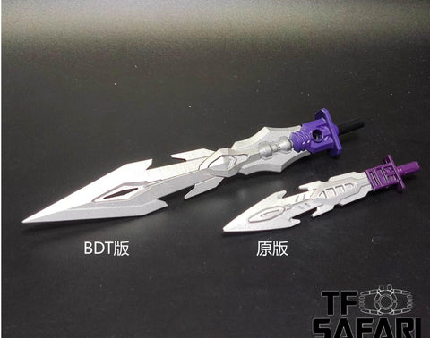 BDT Studio  BDT-38 BDT38 Weapon Set(Blade + Laser Gun)for Generations Legacy Series Leader Blitzwing Upgrade Kit