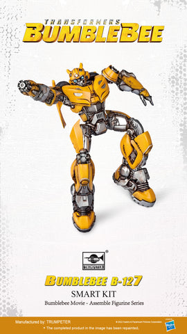 Trumpeter SK06 SK-06 08117 Transformers Bumblebee B-127 B127 Smart Model Kit ( Bumblebee movie Assemble Figurine Series) 9.2cm / 3.6"