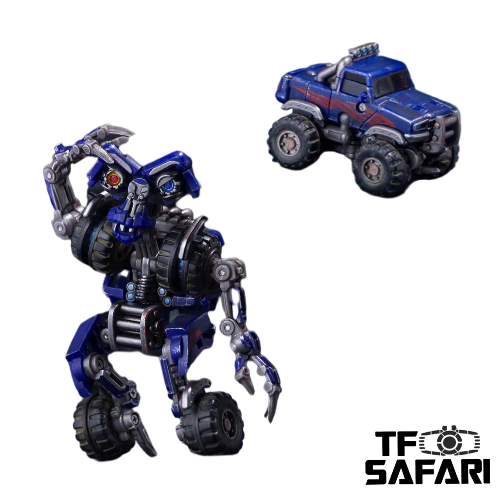Dr.Wu & Mechanic Studio Movie Collector MC03BD MC-03BD Little Monster ( Wheelie Legends Class fit to SS series Battle Damaged Version) Dr Wu 8cm / 3.15"