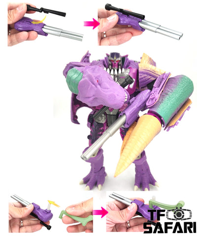 Go Better Studio GX-21 GX21 Weapons and Upgrade Kits for WFC Kingdom Megatron (Beast) Upgrade Kit
