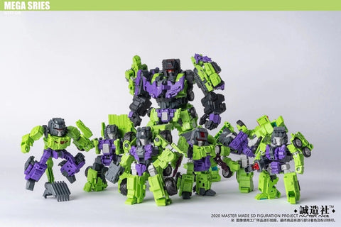 Master Made SDT-08 SDT08 Mega Series Demolisher ( G1 Devastator ) 6 in 1 Deluxe Version 21cm