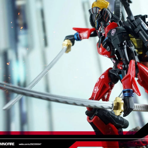 Dr.Wu DW-P34  Double Pole Double Katanas (Golden Hilt) for Springer / Windblade Dr Wu Upgrade Kit