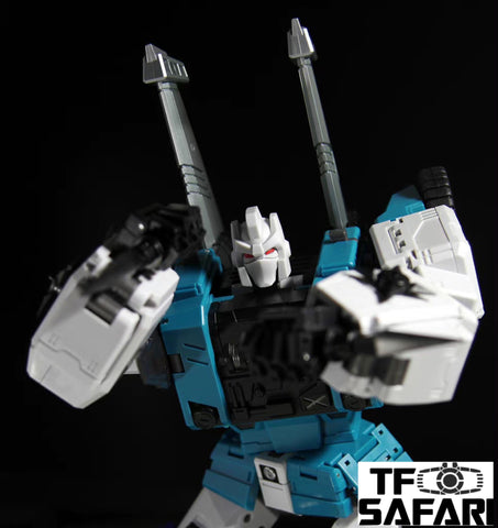 DX9 Toys D-10 D10 Hanzo (Sixshot) (Blue Chest) 27 cm / 10.5"