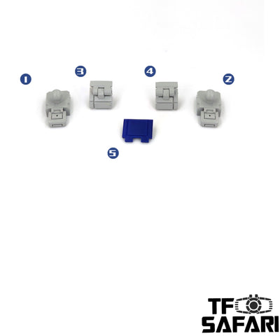 Go Better Studio GX-25 GX25 New Feet Pads & Gap Fillers for WFC Core Class Soundwave Upgrade Kit