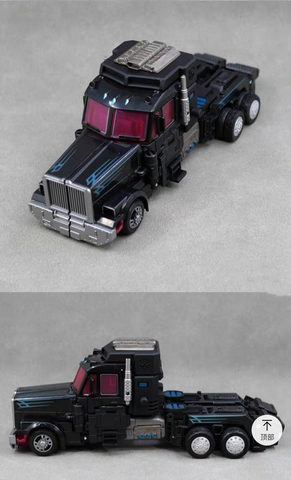 Black Soil Lab BS-02B BS02B (Previously TFS01B TFS-01B) Upgrade Kit for Generations Velocitron Legacy G2 Universe Scourge / Black Convoy (Laser Nemesis) Upgrade Kit
