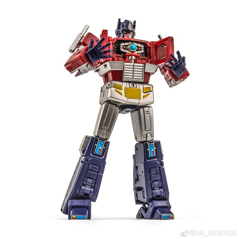 NA NewAge H27EX H-27EX David (Optimus Prime) w/ Convoy Limited Metallic Version New Age 11cm / 4.3"