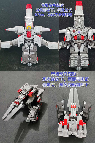 Ratchet Studio ROS-018 ROS018 Gap Filler (Leg Extensions, weapons) for Generation Selects Super Megatron Upgrade Kit