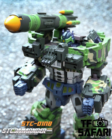 TFC Toys STC-01NB  STC01NB ST Supreme Tactical Commander Rolling Thunder (Optimus Prime) Nuclear Blast version 29cm / 11.5"