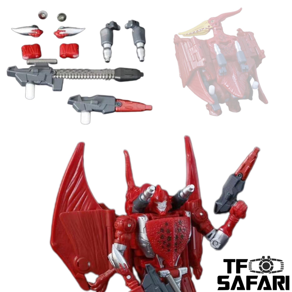 ZX Studio ZX-09 ZX09 Upgrade Kit & Weapon set for WFC Kingdom Golden Disk Collection Terrorsaur Upgrade Kit (Painted)