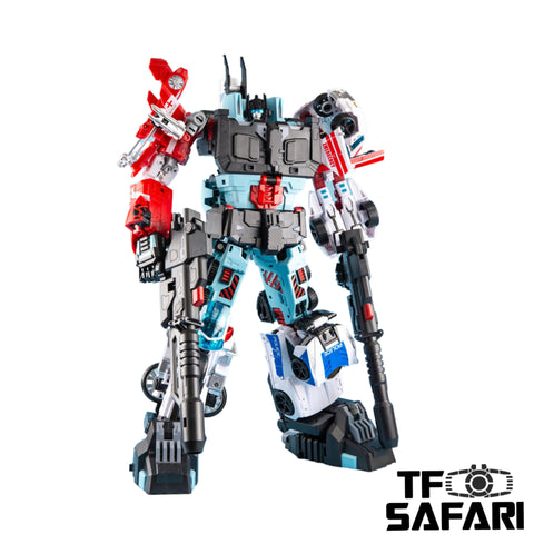 【Loose Pack】4th Party Demon Knight DK01-04 + D05 Defensor Combiner Oversized Version (5 in 1, Set A + Set B) 45cm