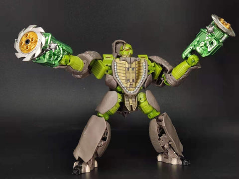 BDT Studio  BDT-18 BDT18 Weapon set (Double Saw Blade Gatling Guns ) for WFC Kingdom Rhinox Upgrade Kit