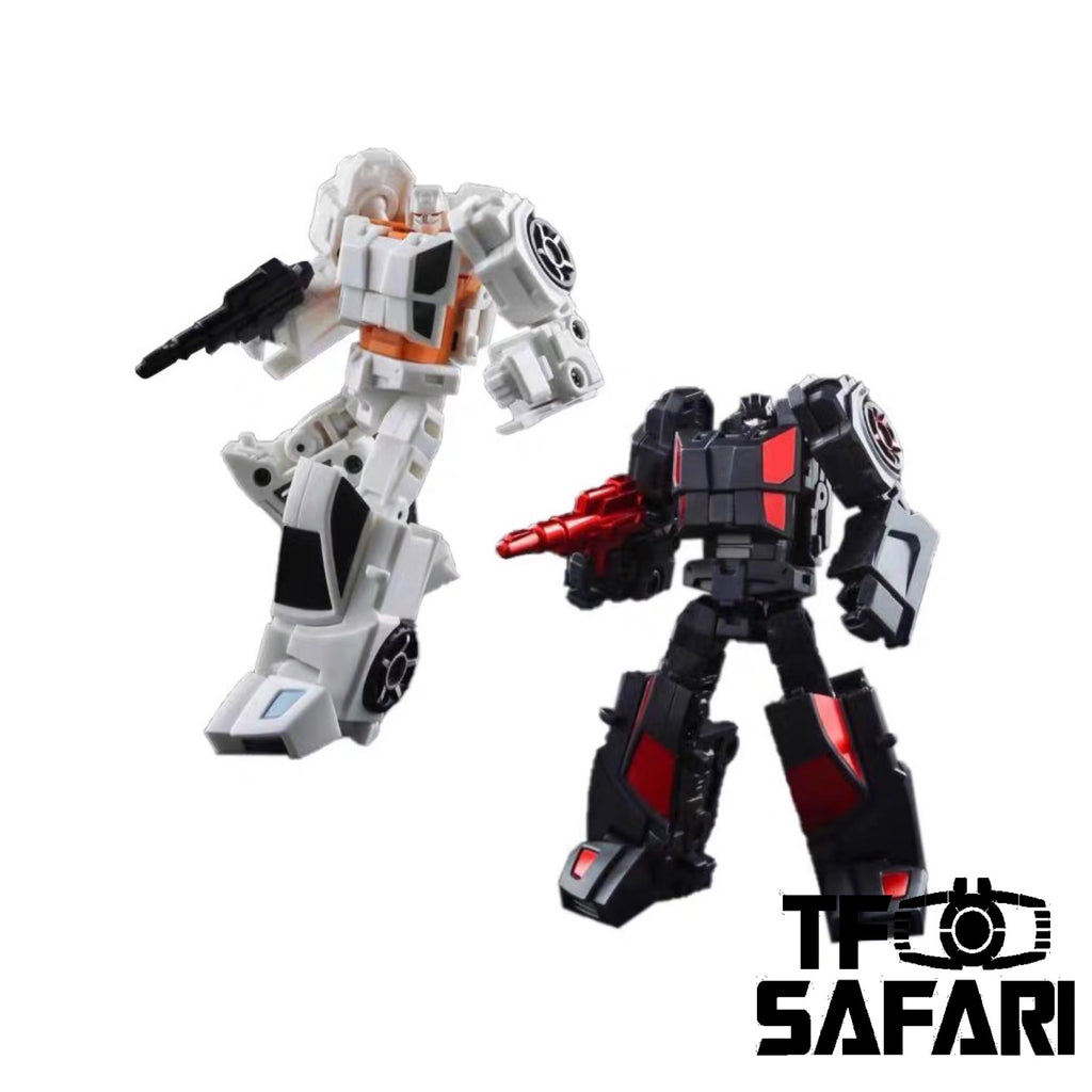 Iron Factory IF EX-26R EX26R Racing Brothers Retrograde (Runabout and Runamuck Battlechargers) 2 in 1 set 9cm