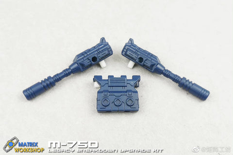Matrix Workshop M75D M-75D Weapon set  for Generations Legacy Deluxe Breakdown Upgrade Kit