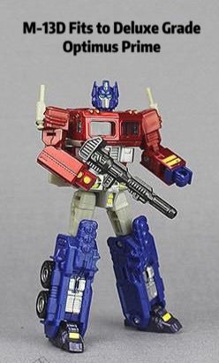 Matrix Workshop M13 M-13 Ion Blasters D / V / L Class for Optimus Prime Weapon Set Upgrade Kit