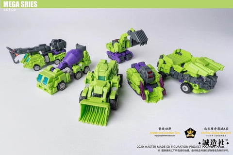 Master Made SDT-08 SDT08 Mega Series Demolisher ( G1 Devastator ) 6 in 1 Deluxe Version 21cm