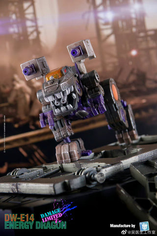 Dr.Wu & Mechanic Studio Extreme Warfare DWE18BD DW-E18BD (DWE14D DW-E14D)  Energy Dragon (Trypticon) Battle Damaged Version Dr Wu