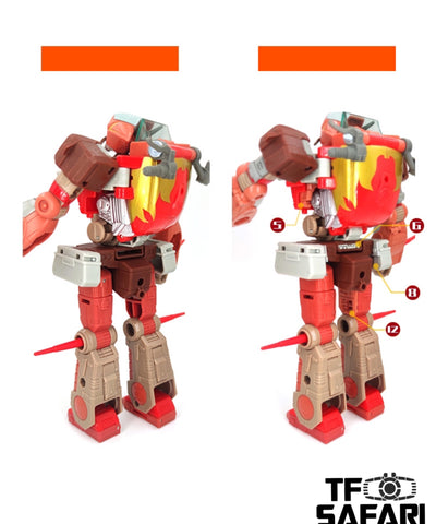 Go Better Studio GX-29 GX29 Upgrade Kit / Gap fillers for  Studio Series SS86 Wreck-Gar Upgrade Kit